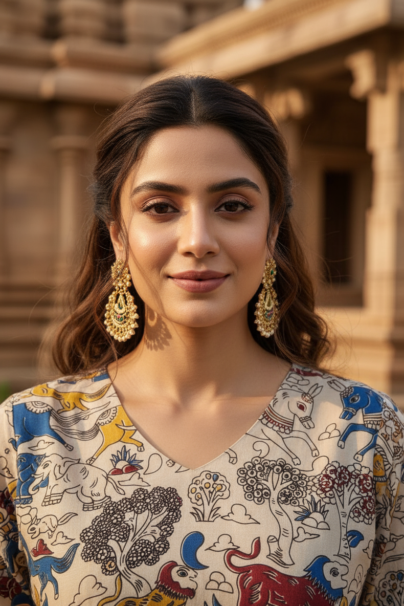 Kalamkari Kurti (IB055)