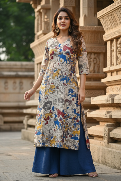Kalamkari Kurti (IB055)