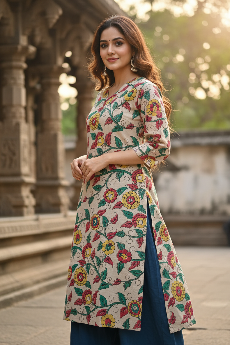 Kalamkari Kurti (IB056)