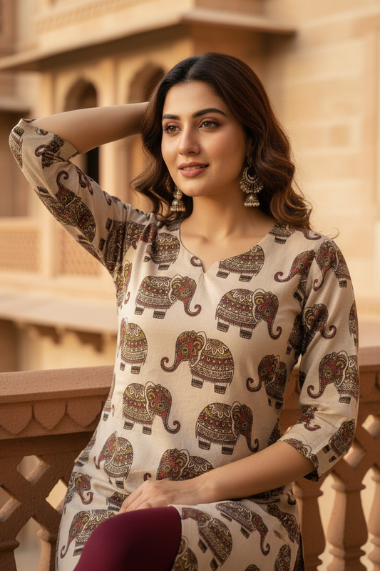 Kalamkari Kurti (IB135)