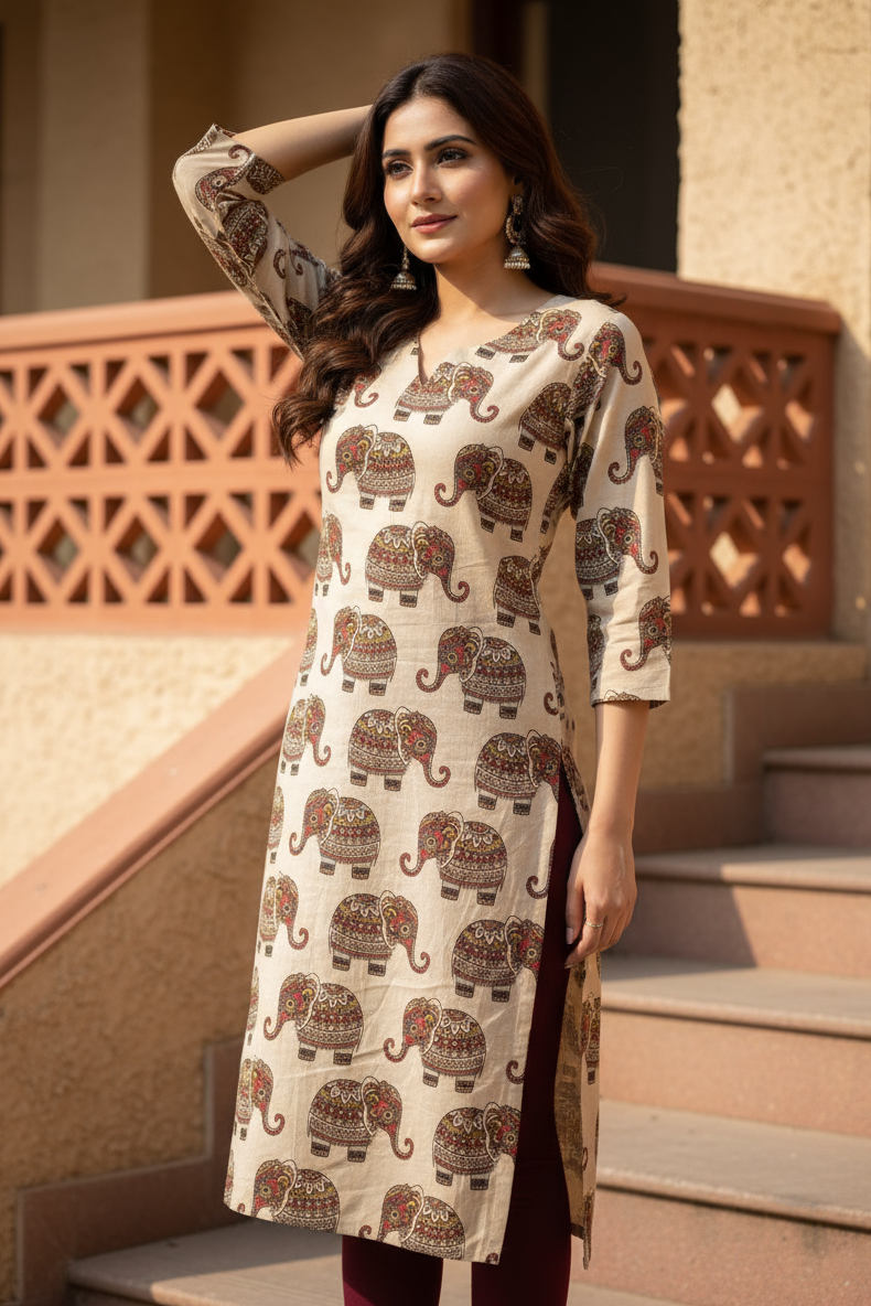 Kalamkari Kurti (IB135)