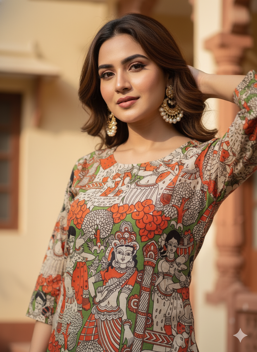 Kalamkari Kurti (IB139)
