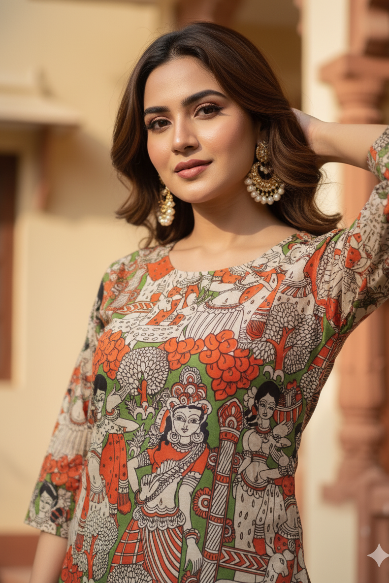 Multi-Color Kalamkari (IB0139)