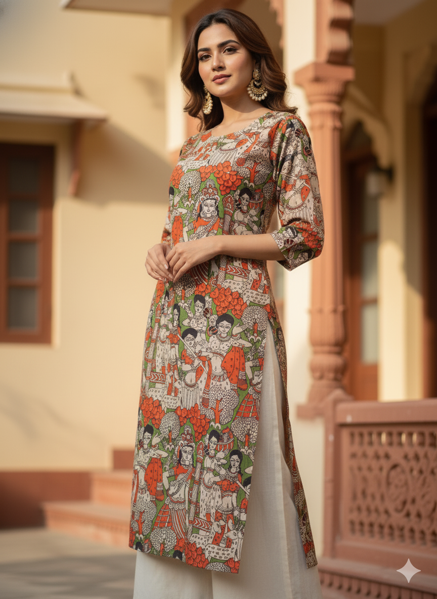 Kalamkari Kurti (IB139)