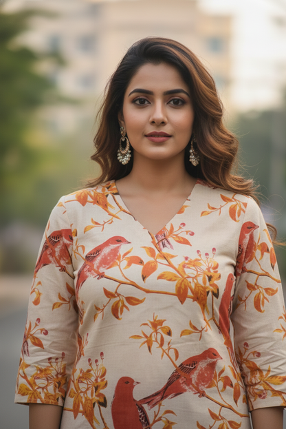 Kalamkari Kurti (IB0203)