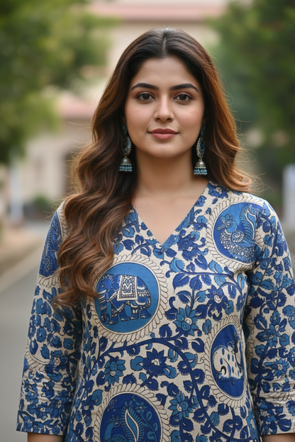 Kalamkari Kurti (IB0220)