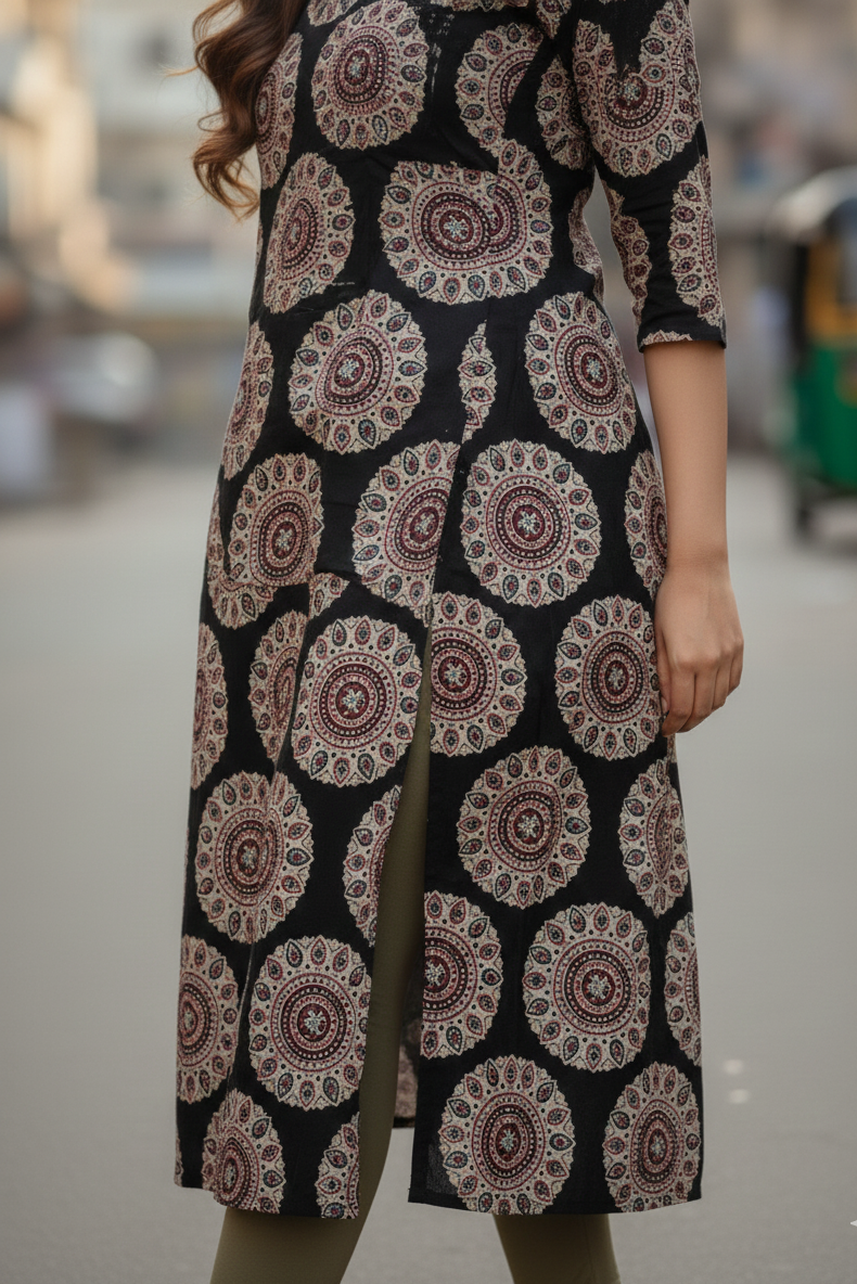 Kalamkari Kurti (IB0223)