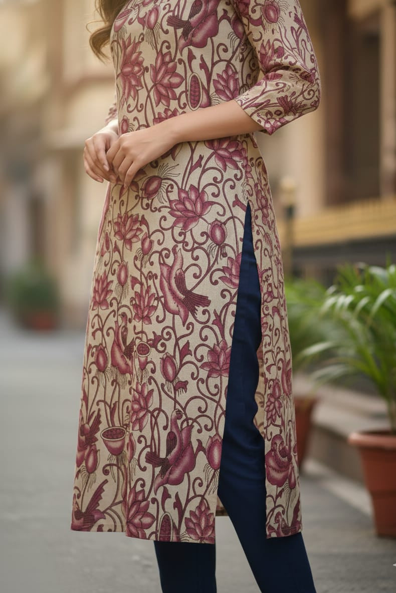 Kalamkari Kurti (IB0228)