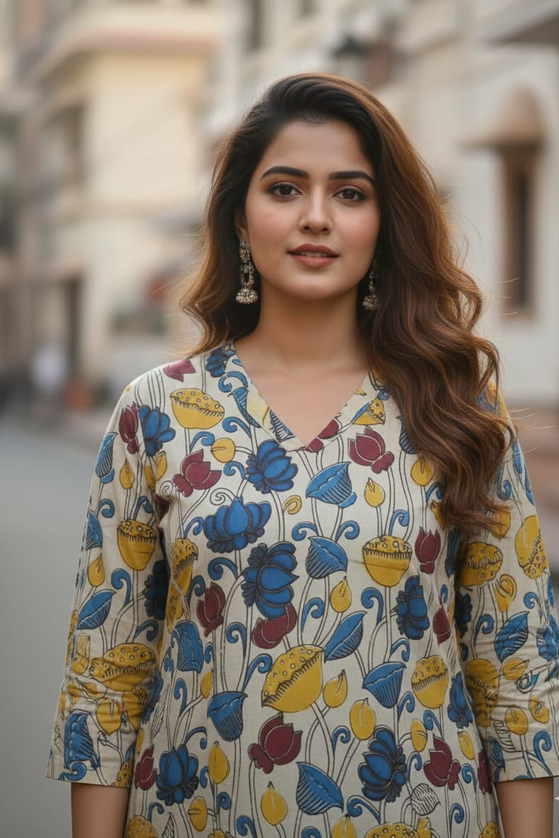 Kalamkari Kurti (IB0230)