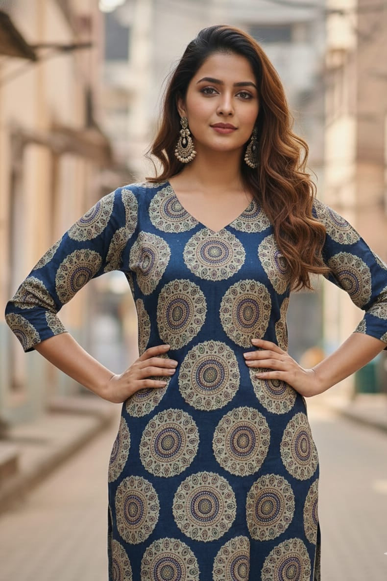 Kalamkari Kurti (IB0231)