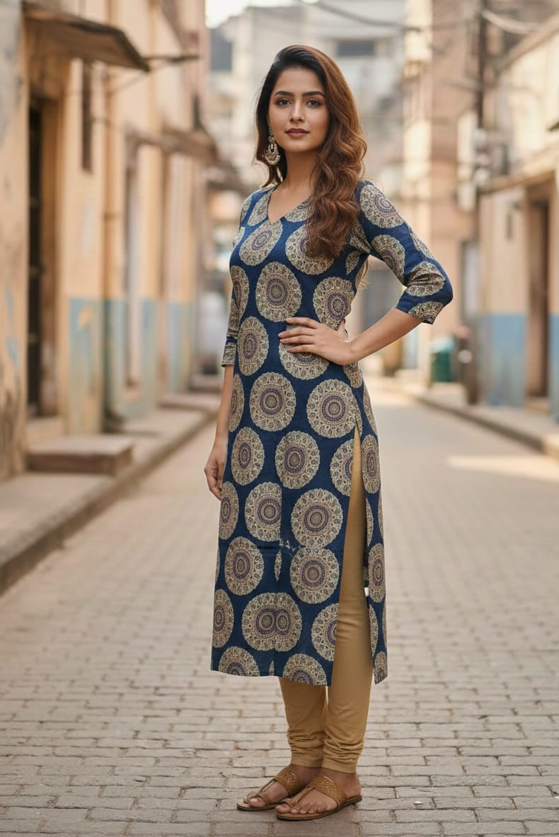 Kalamkari Kurti (IB0231)