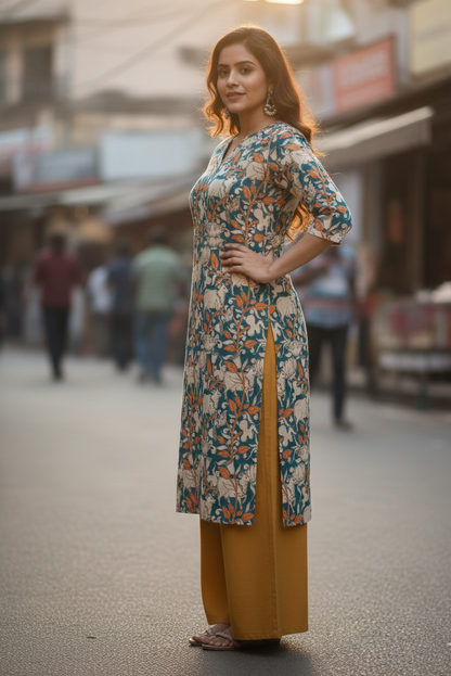 Kalamkari Kurti (IB0234)