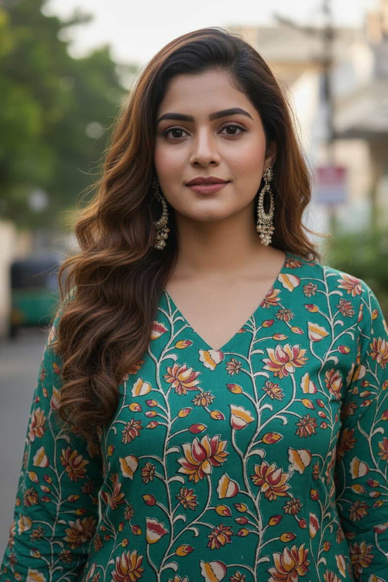 Kalamkari Kurti (IB0194)