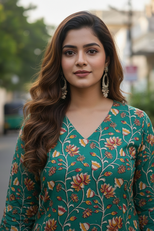 Kalamkari Kurti (IB0194)