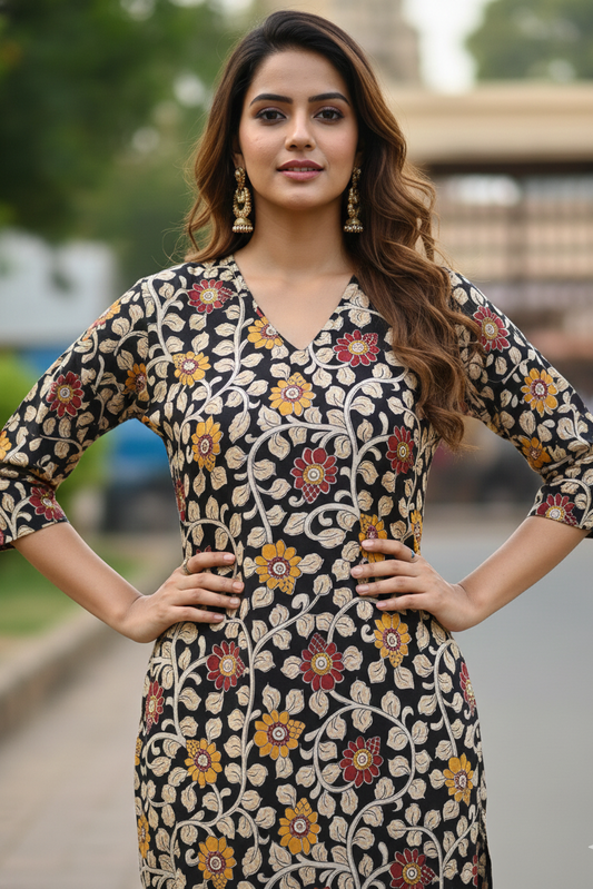 Kalamkari Kurti (IB0197)