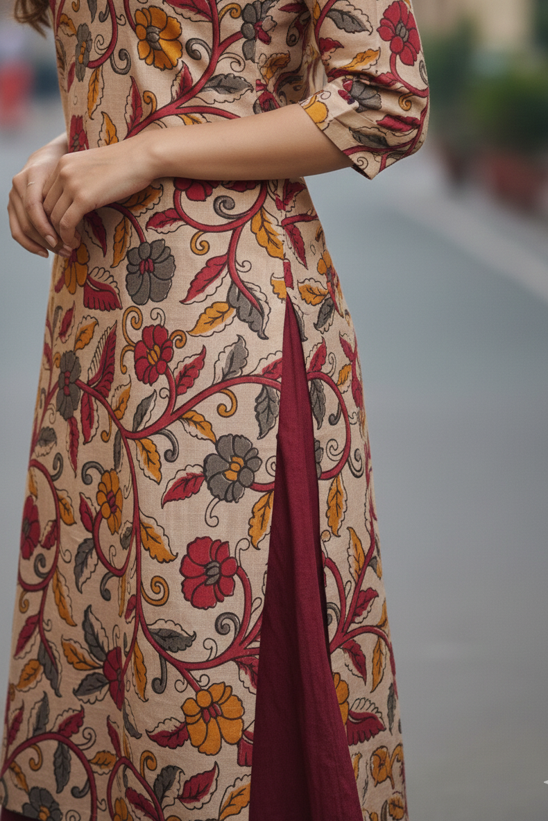 Kalamkari Kurti (IB0199)