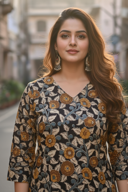 Kalamkari Kurti (IB0239)