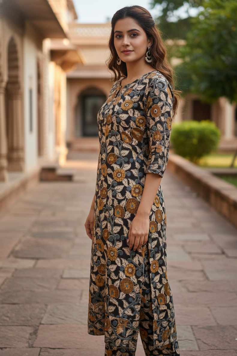 Kalamkari Kurti (IB0239)