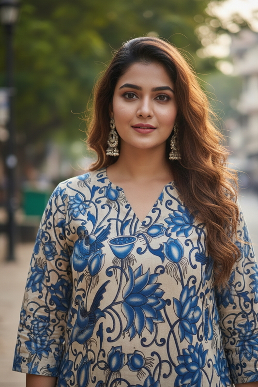 Kalamkari Kurti (IB0241)