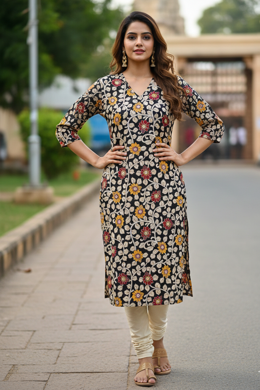 Kalamkari Kurti (IB0197)