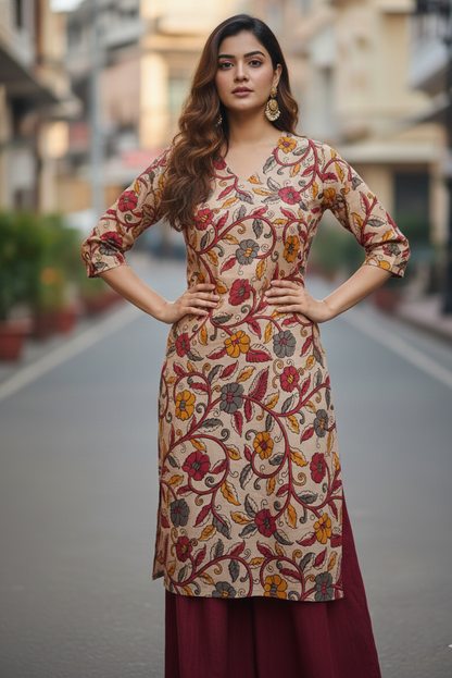 Kalamkari Kurti (IB0199)