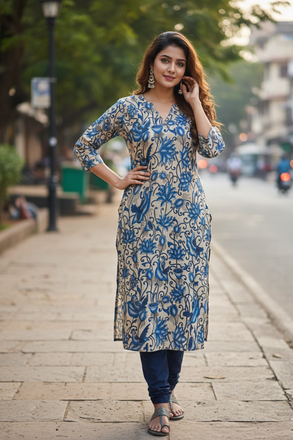 Kalamkari Kurti (IB0241)